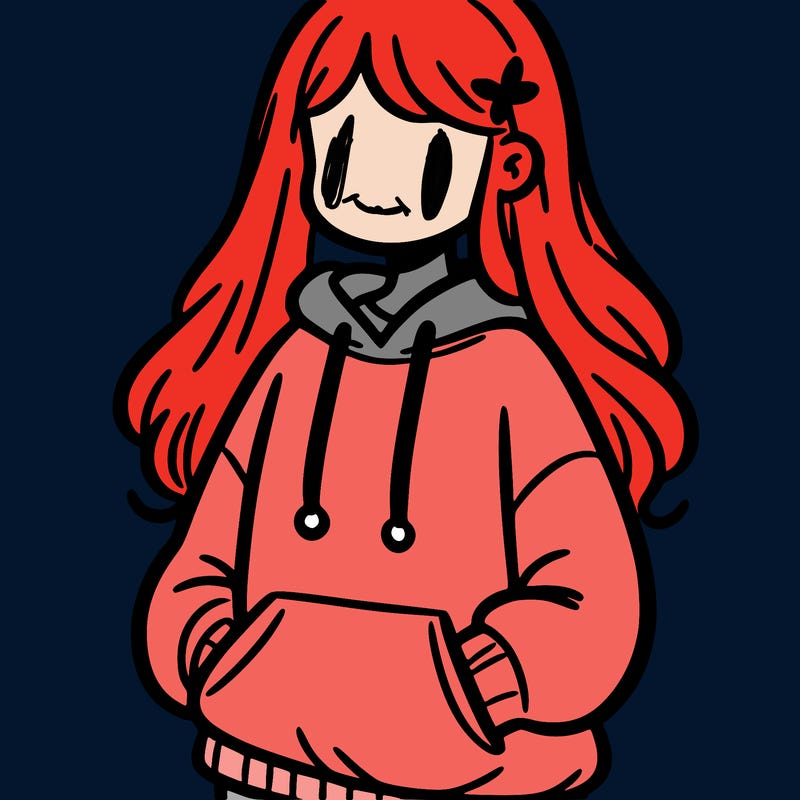 girl in sweatshirt