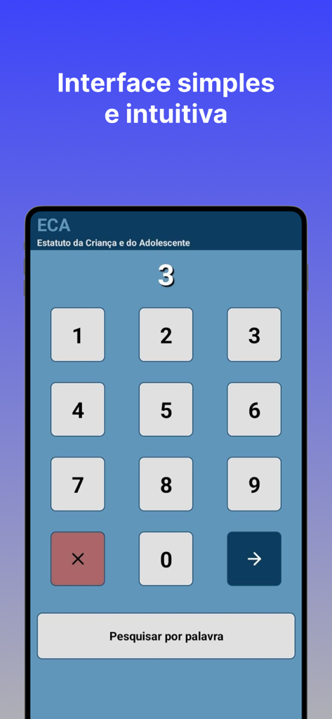 Estatuto Criança Adolescente - Reference App | MWM