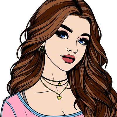 detailed realistic girl