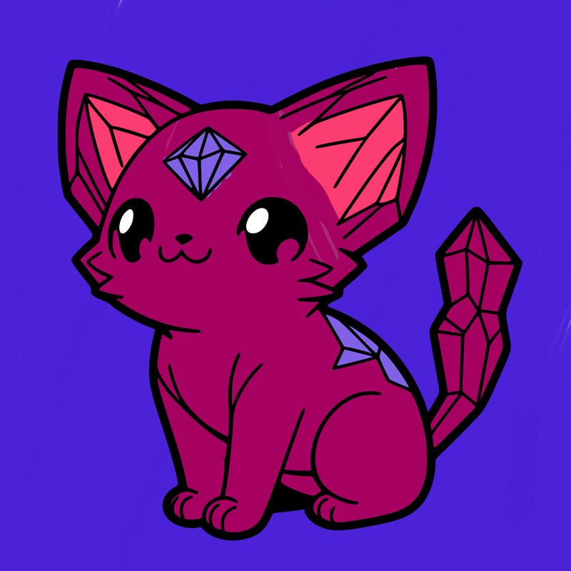 crystal kitten