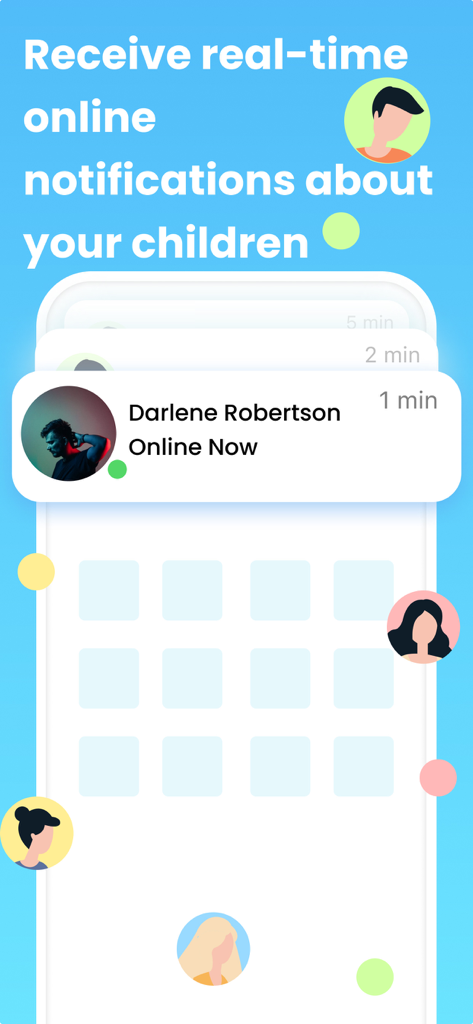 WspSeen-Last Seen Tracking App - A smartphone screen displaying a real time online status notification for parental monitoring