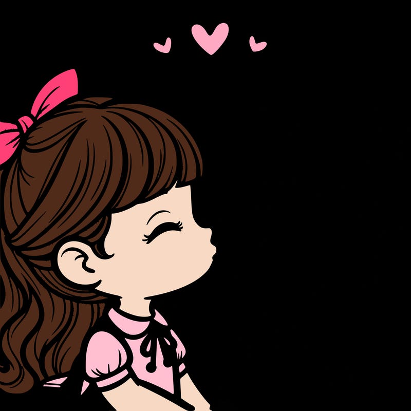 boy and girl kissing