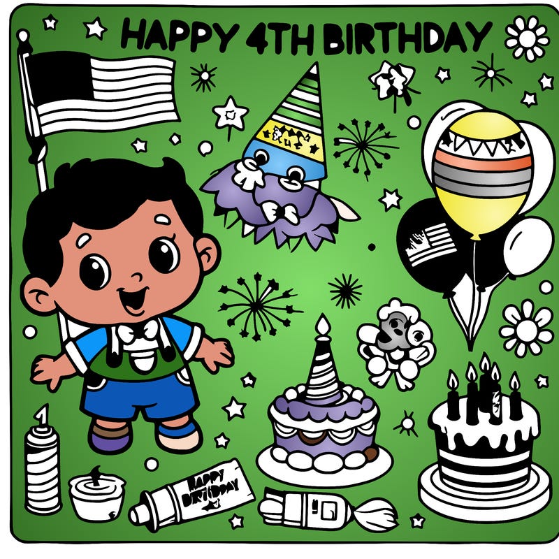 4th of july happy birthday