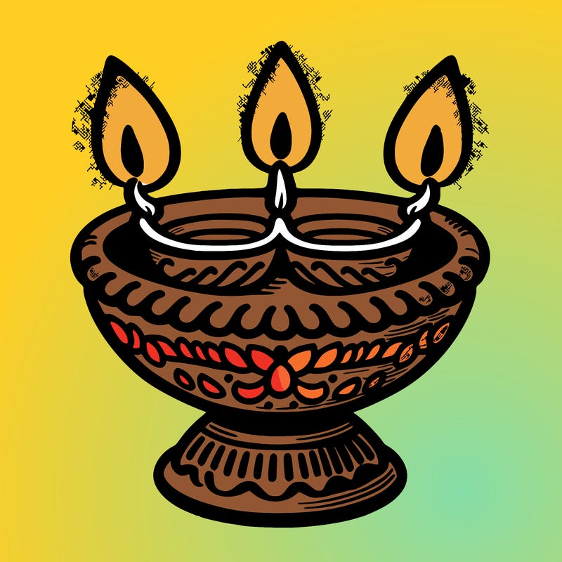 dip lamps for diwali