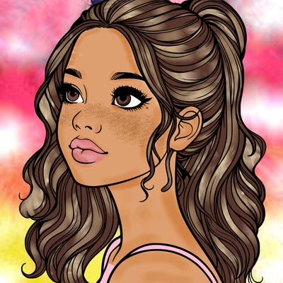 beautiful realistic girl