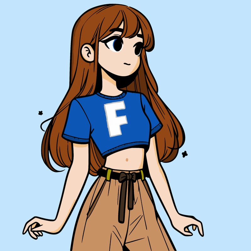 girl in a cute crop top