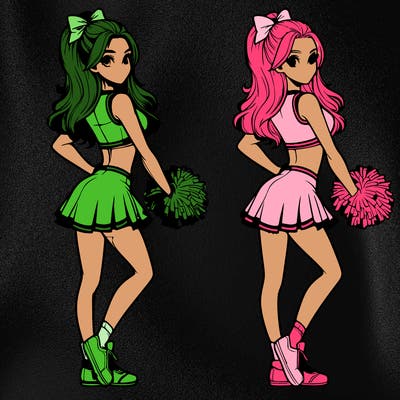 realistic cheerleader