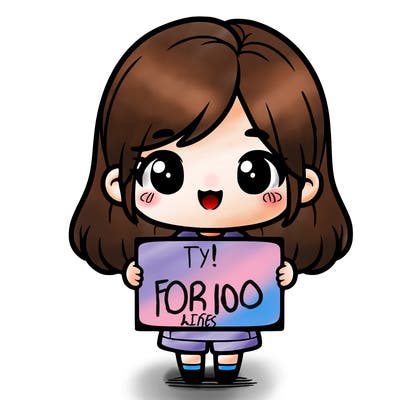 girl holding a poster