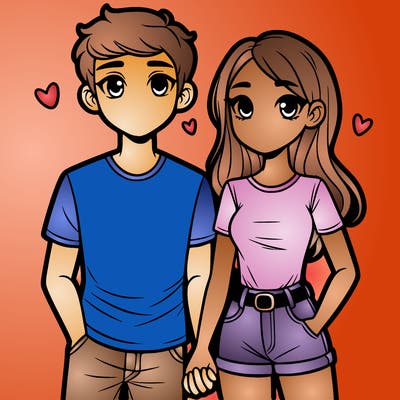 boyfriend and girlfriend