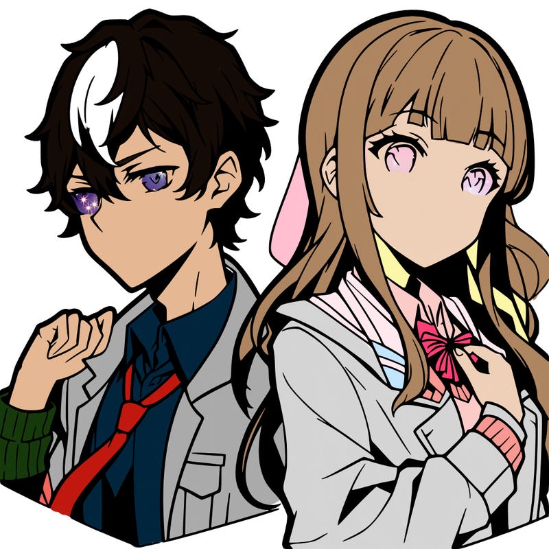 hot anime boy and girl
