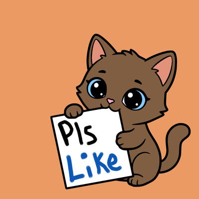 a small cat with a blank sheet of paper in its hand. the cat is sooooooo cute!