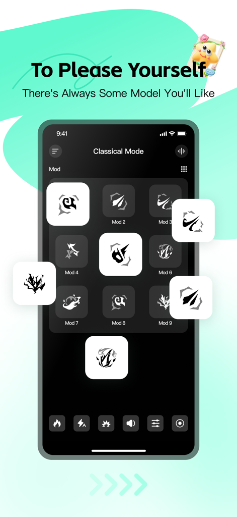 Love Spouse-Remote Connection - Interfaz de la aplicación Love Spouse mostrando el Modo Clásico con varias opciones de patrones de vibración