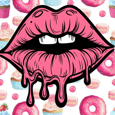 lips that look realistic and drip