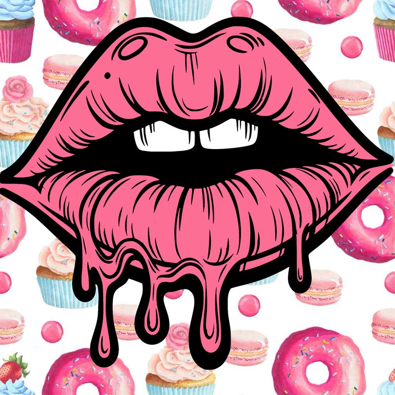 lips that look realistic and drip