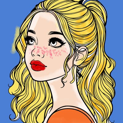 beautiful realistic girl