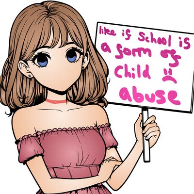 realistic pretty girl holding blank sign