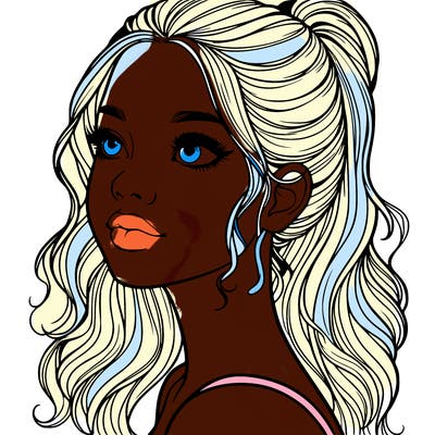 beautiful realistic girl