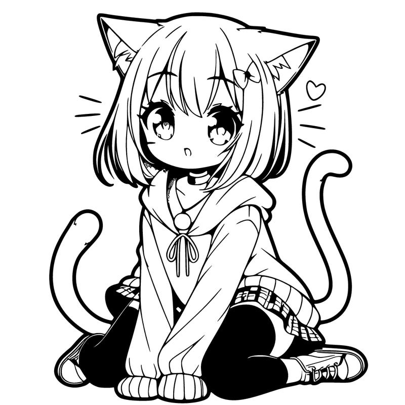 anime cat girl