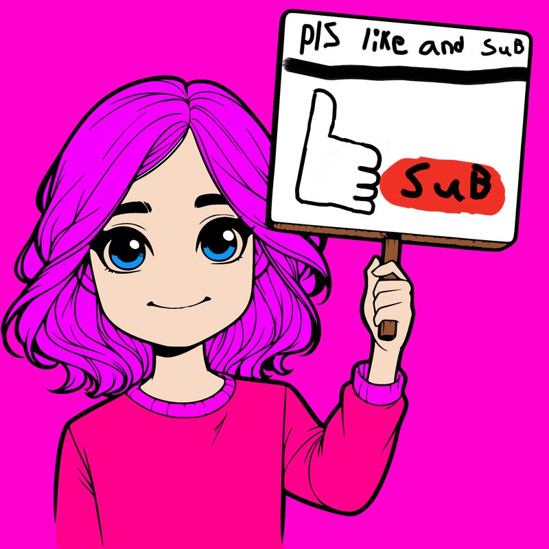 realistic girl holding up a sign