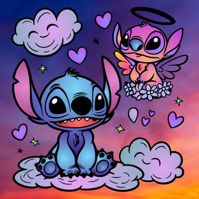 stitch and angel