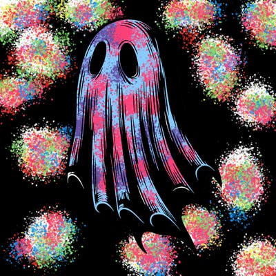 realistic creepy ghost