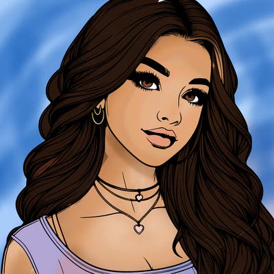 detailed realistic girl