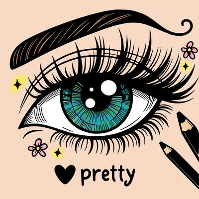 pretty eye