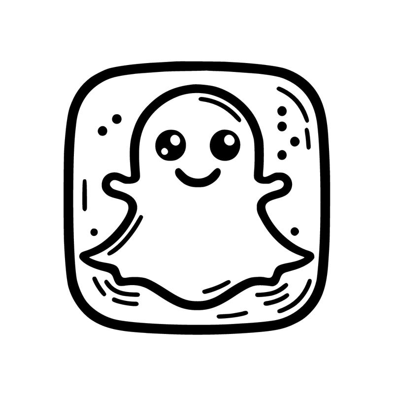regular snapchat logo