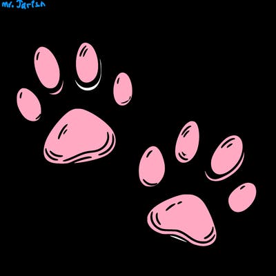 paw prints