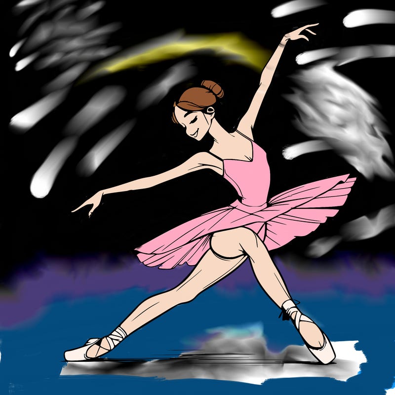 ballerina realistic aesthetic