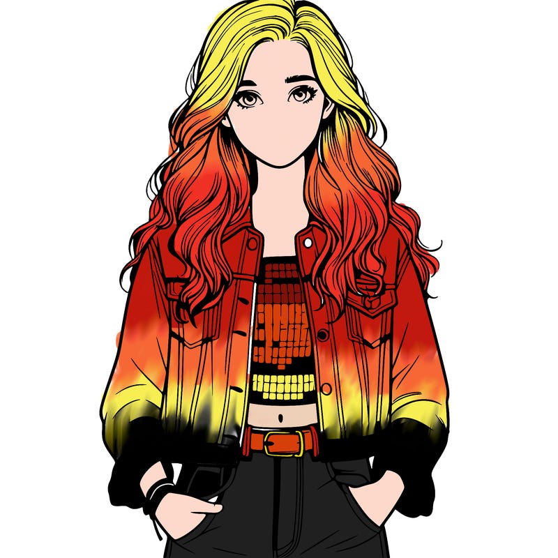 realistic teenage girl
