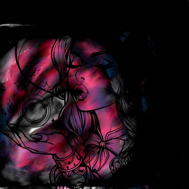 realistic elf casting a spell with lips