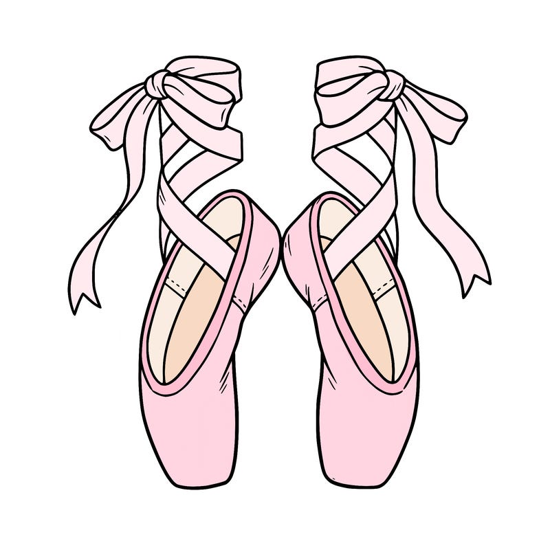 ballet shoes point no person