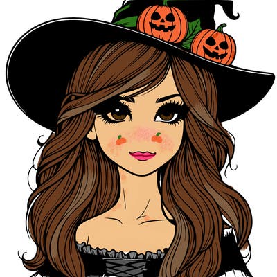 halloween realistic girl