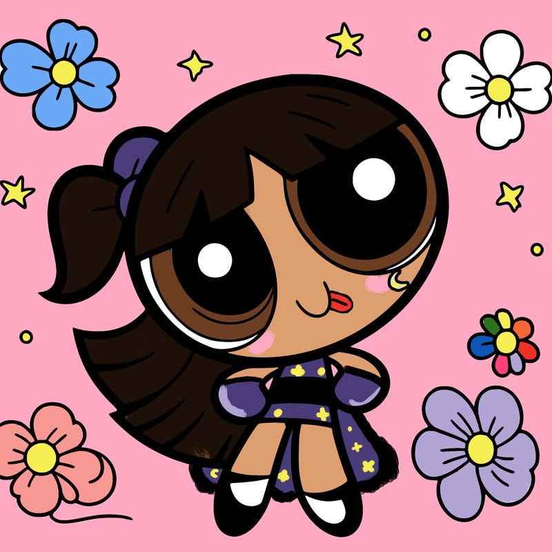 a powerpuff girl