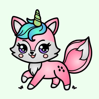 unicorn fox