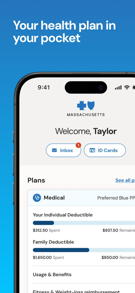 BCBSMA MyBlue Member App - Medical App | MWM