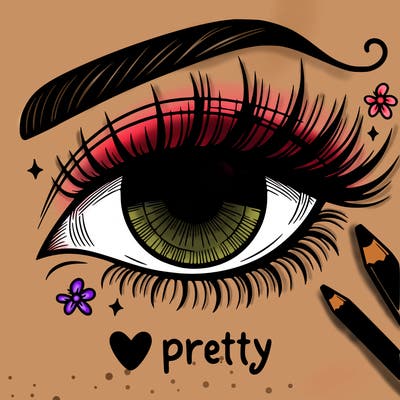 pretty eye