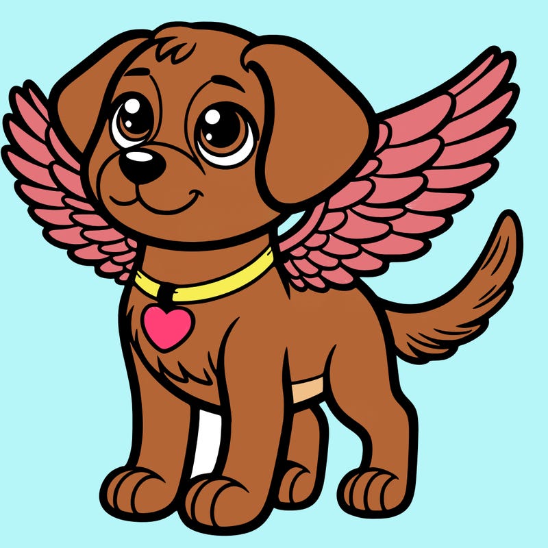 dog with wings