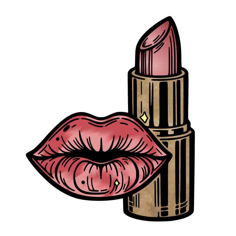 lips and lipstick