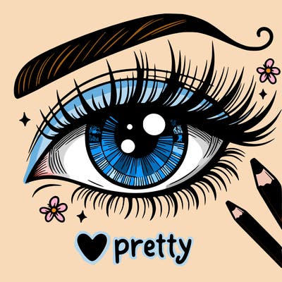 pretty eye