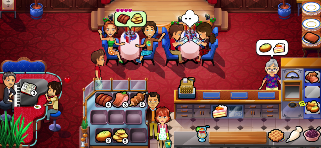 Delicious - Honeymoon Cruise - Time management gameplay in Delicious Honeymoon Cruise restaurant