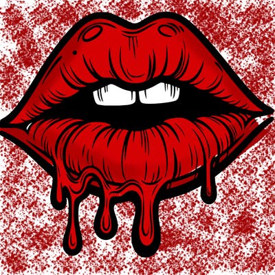 lips that look realistic and drip