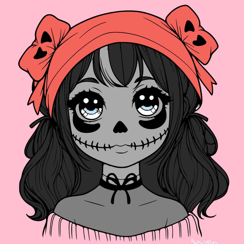 realistic girl halloween