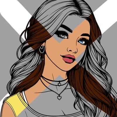 detailed realistic girl