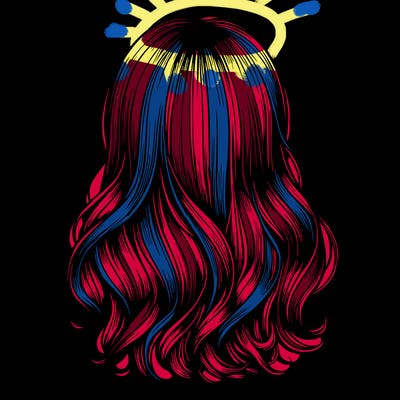 hair relistic  girl