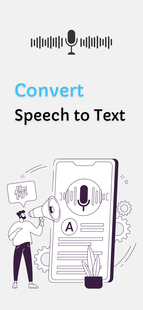 Voice Memo Transcription - Sprache in Text umwandeln mit der KI-Sprachmemo-Transkriptions-App