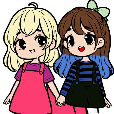 two girls