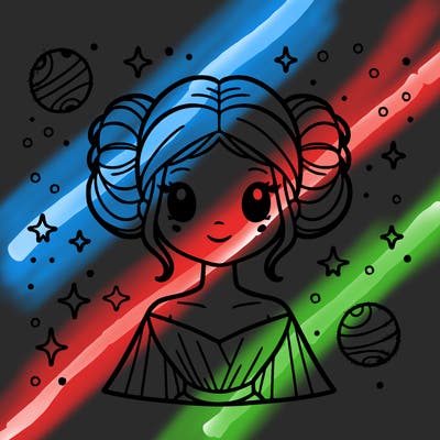 princess leia organa in star wars