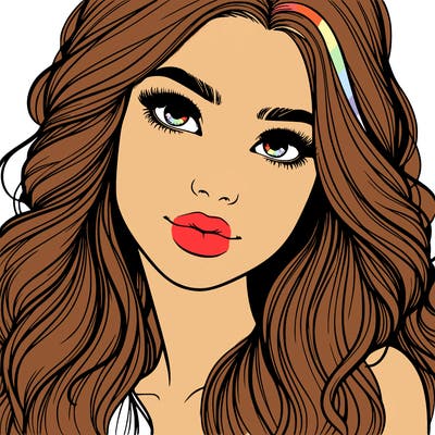 beautiful realistic girl